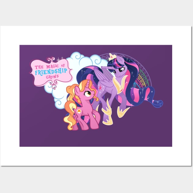 My Little Pony The Magic of Friendship Grows v2 Luster Dawn Twilight Sparkle Wall Art by SketchedCrow